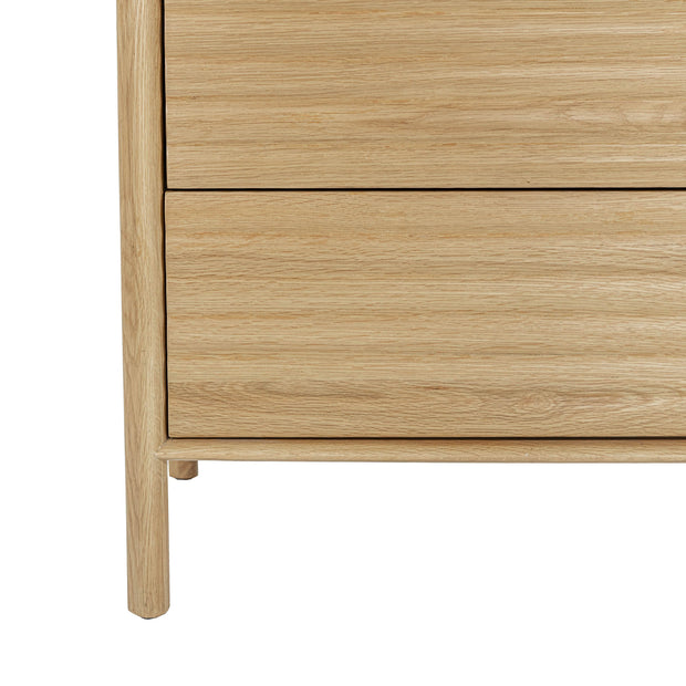 Runway 6 Drawer Dresser - Light Oak