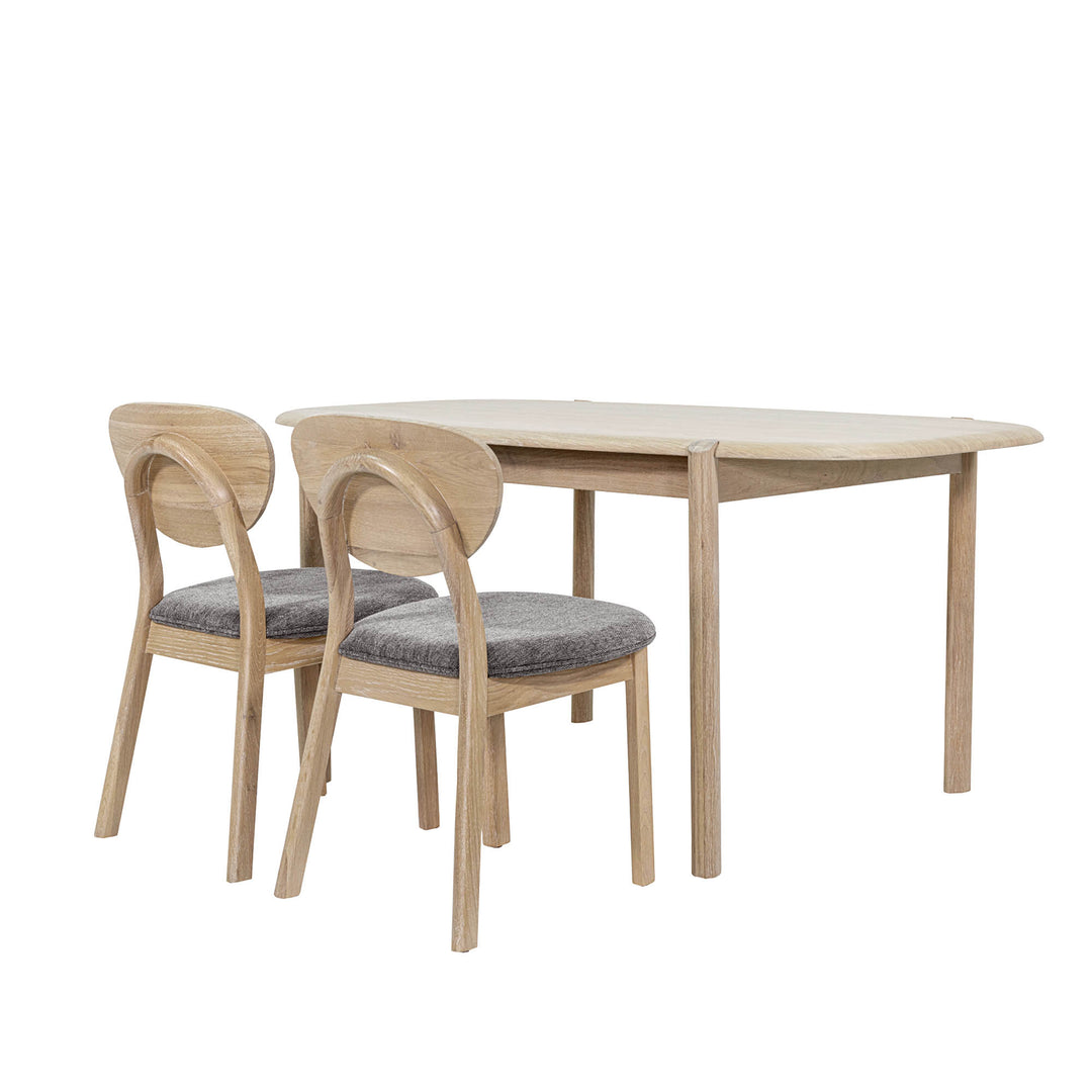Runway Small Dining Table 62" - Light Oak