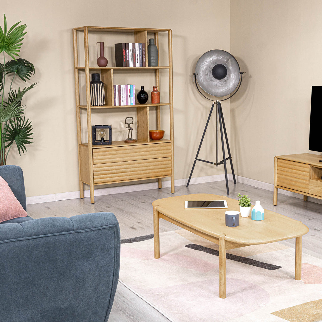 Runway Bookcase - Light Oak