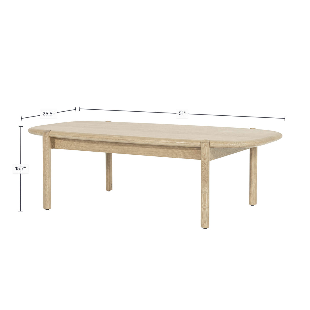 Runway Coffee Table - Light Oak