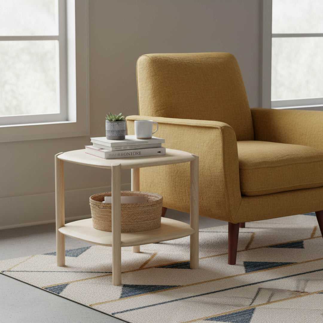 Runway Side Table - Light Oak