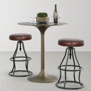 Bowie Bar Stool - Vintage Brown Leather