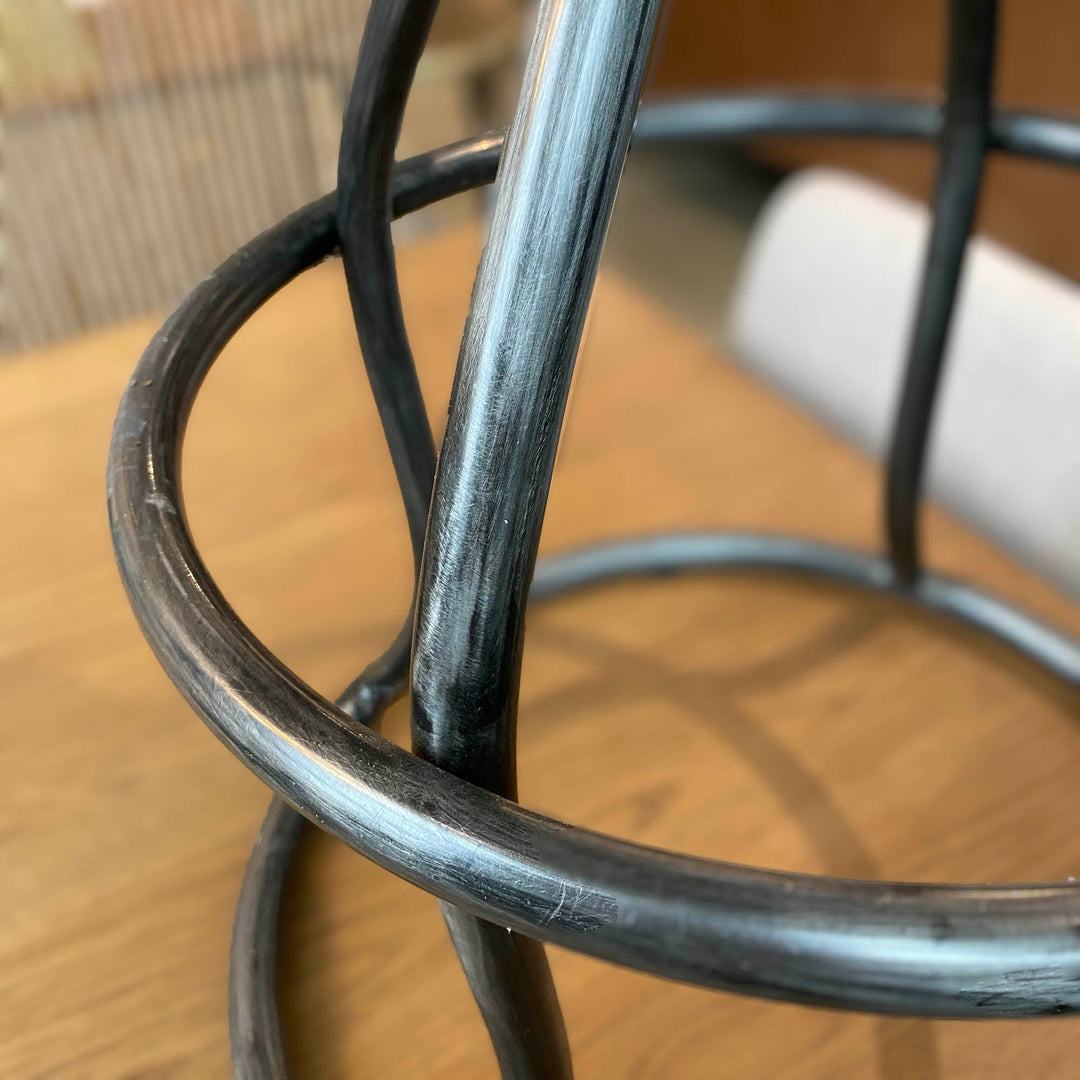 Bowie Stool - Black Leather