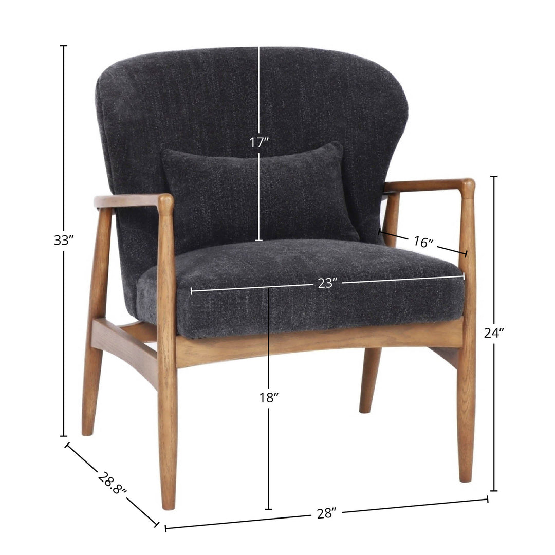 Rhodes Club Chair - Inkwell