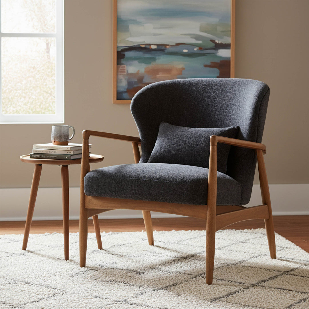 Rhodes Club Chair - Inkwell