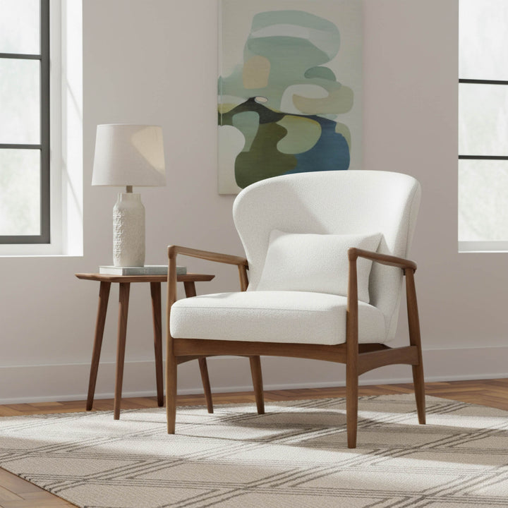 Rhodes Club Chair - Snow