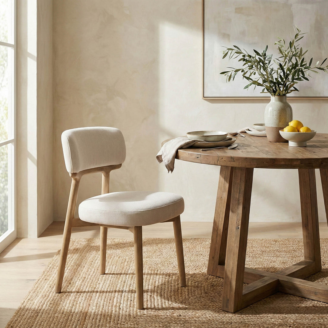 Willow Dining Chair - Porcelain Chenille