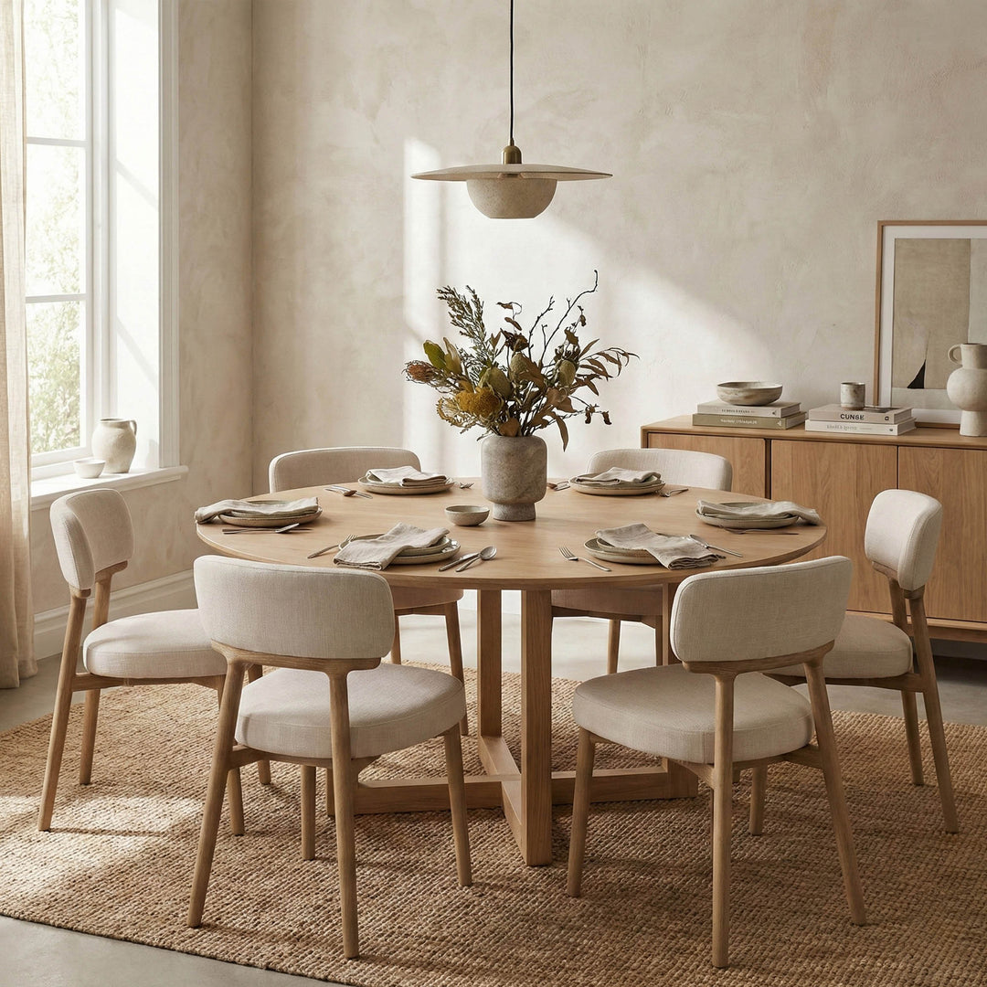 Willow Dining Chair - Porcelain Chenille