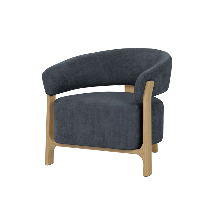 Harlow Club Chair - Spruce Grey Chenille