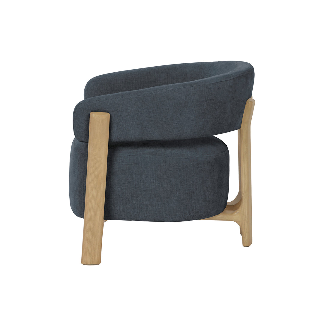 Harlow Club Chair - Spruce Grey Chenille