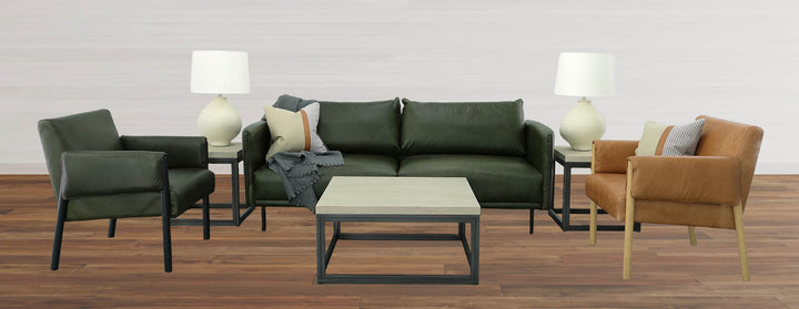 Forest Club Chair - Moss Green