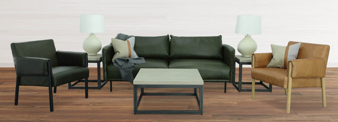 Forest Club Chair - Moss Green