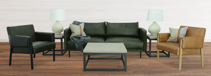 Forest Club Chair - Moss Green