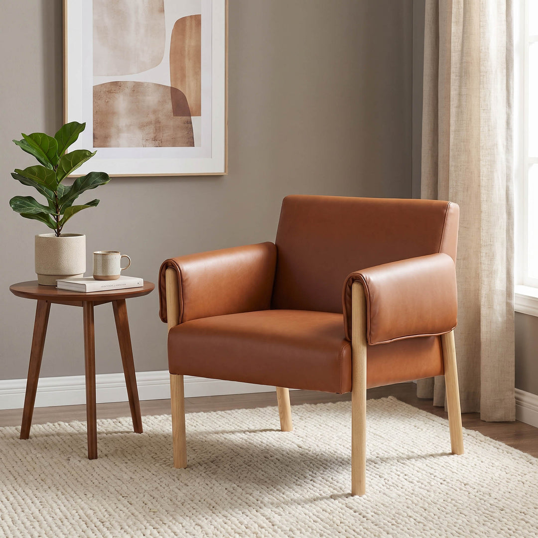 Forest Club Chair - Saddle