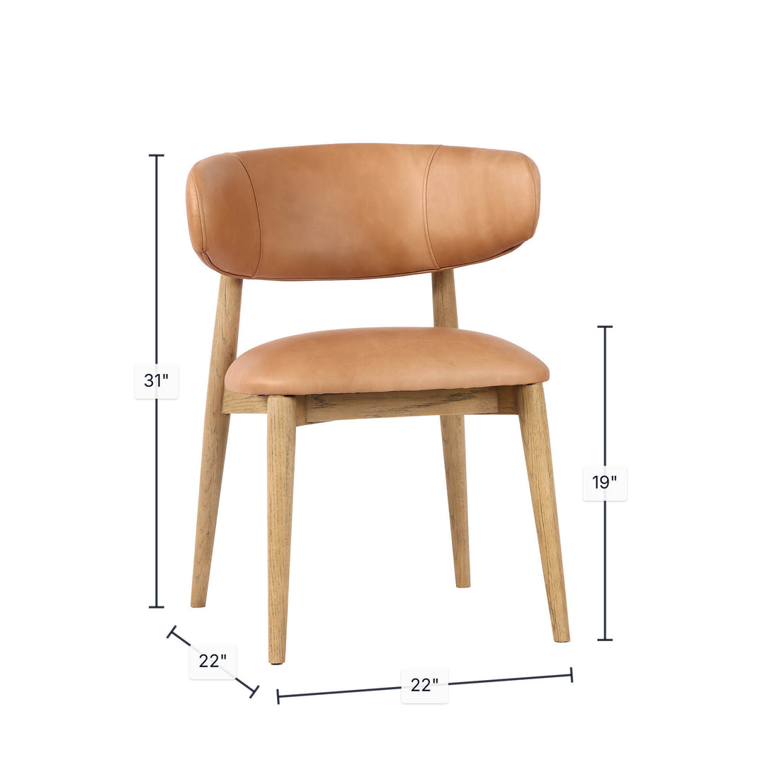 Milo Dining Chair - Hazelnut (CN)