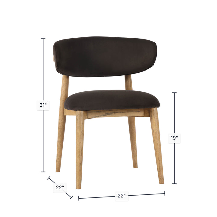 Milo Dining Chair - Slate Charcoal