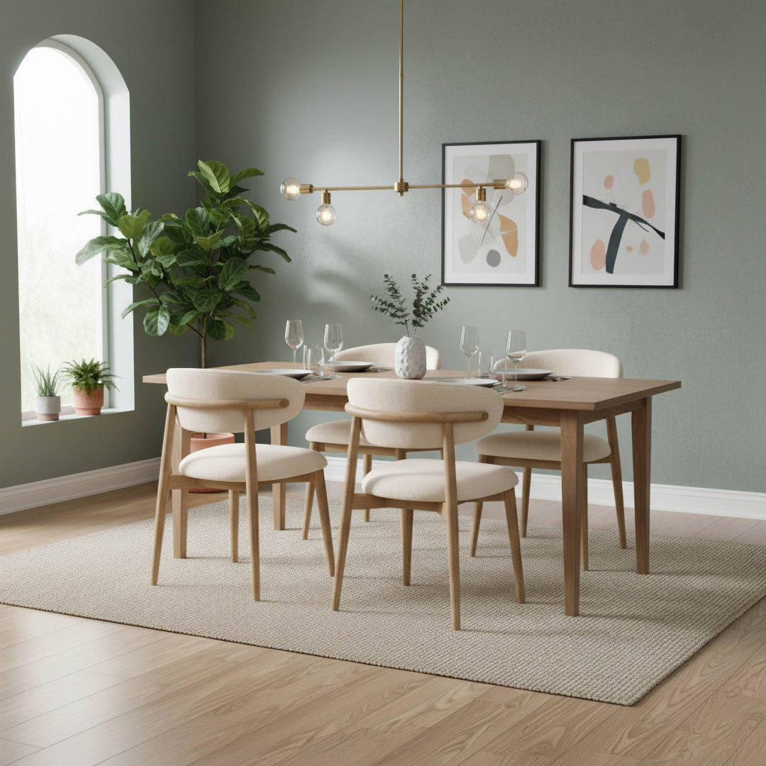 Milo Dining Chair - Savile Flax (CN)