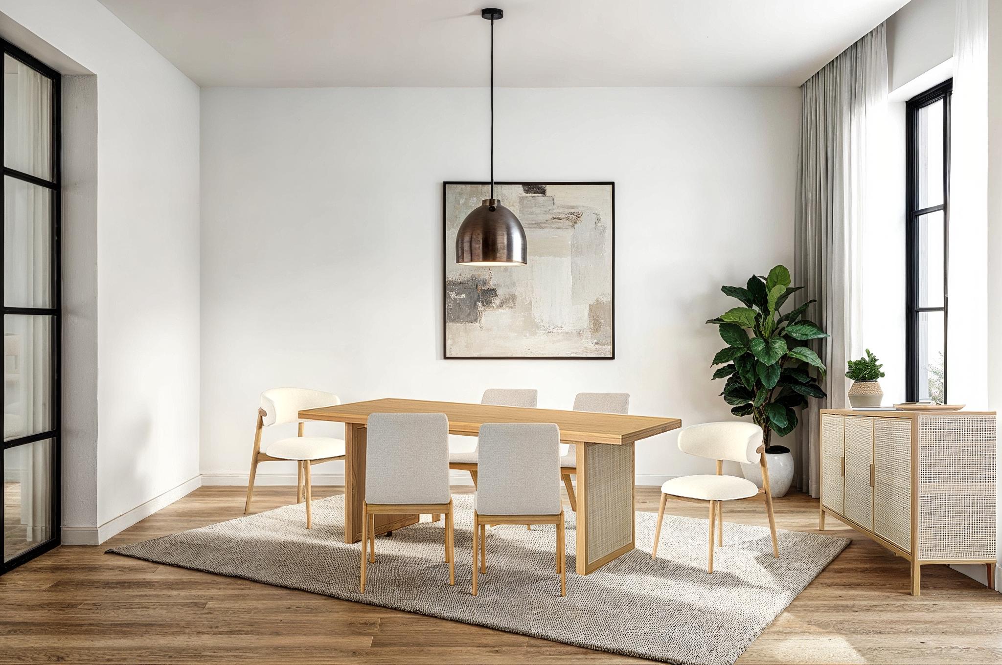 Milo Dining Chair - Savile Flax (TH) – LH Home