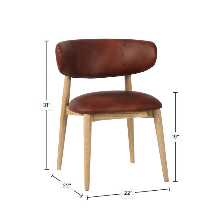 Milo Dining Chair - Tobacco (CN)