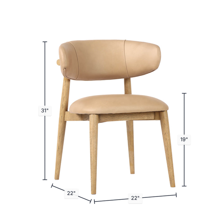 Milo Dining Chair - Nude