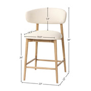 Milo Counter Stool - Savile Flax