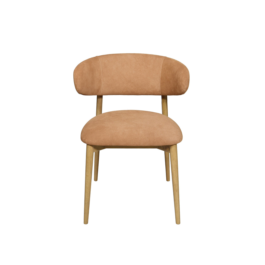 Milo Dining Chair - Tan Suede (Variance)