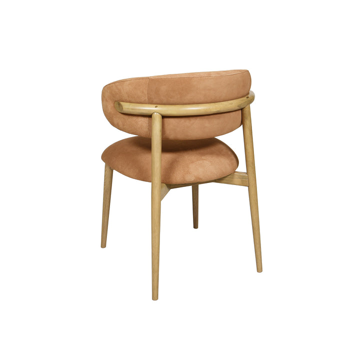 Milo Dining Chair - Tan Suede (Variance)
