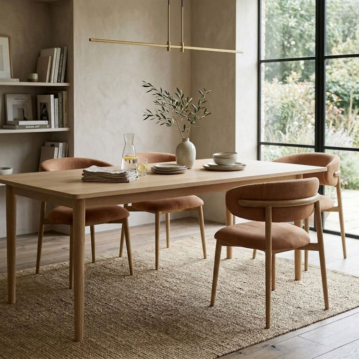 Milo Dining Chair - Tan Suede (Variance)
