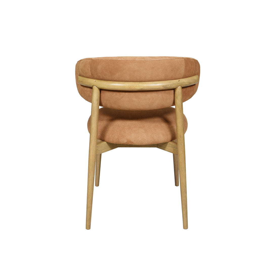 Milo Dining Chair - Tan Suede (Variance)