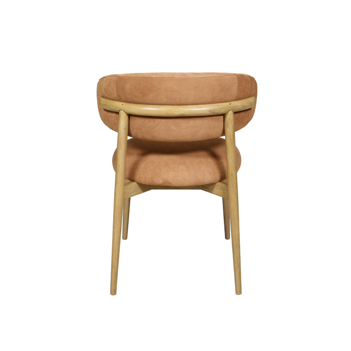 Milo Dining Chair - Tan Suede (Variance)