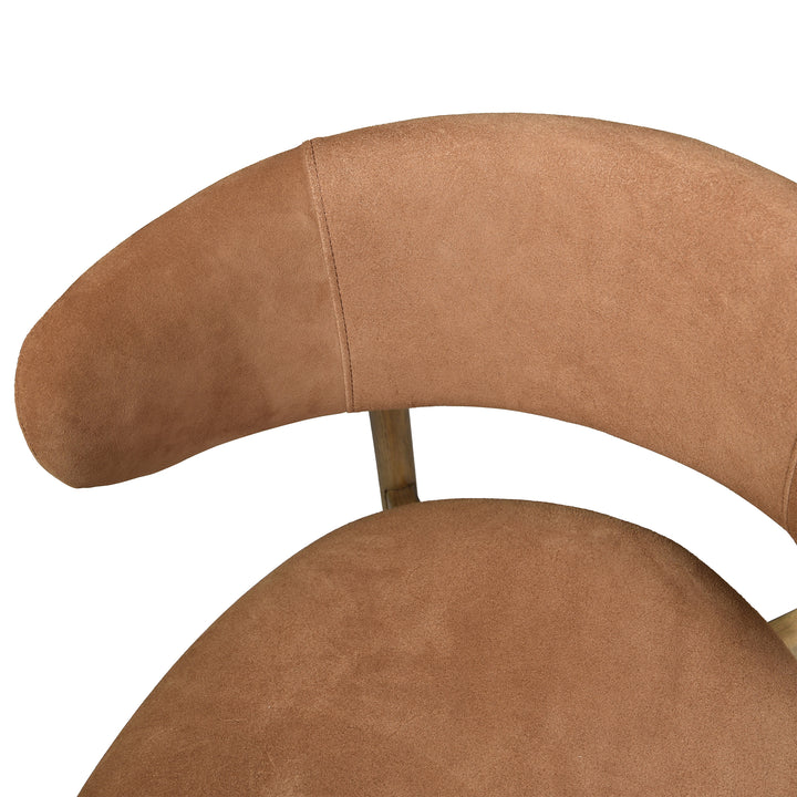 Milo Dining Chair - Tan Suede (Variance)