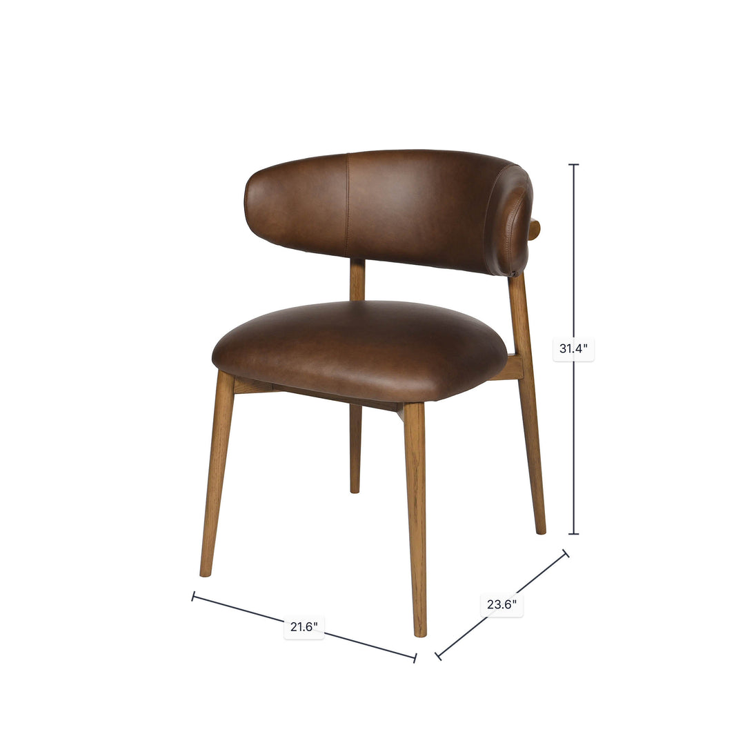 Milo Dining Chair - Vintage Mocha