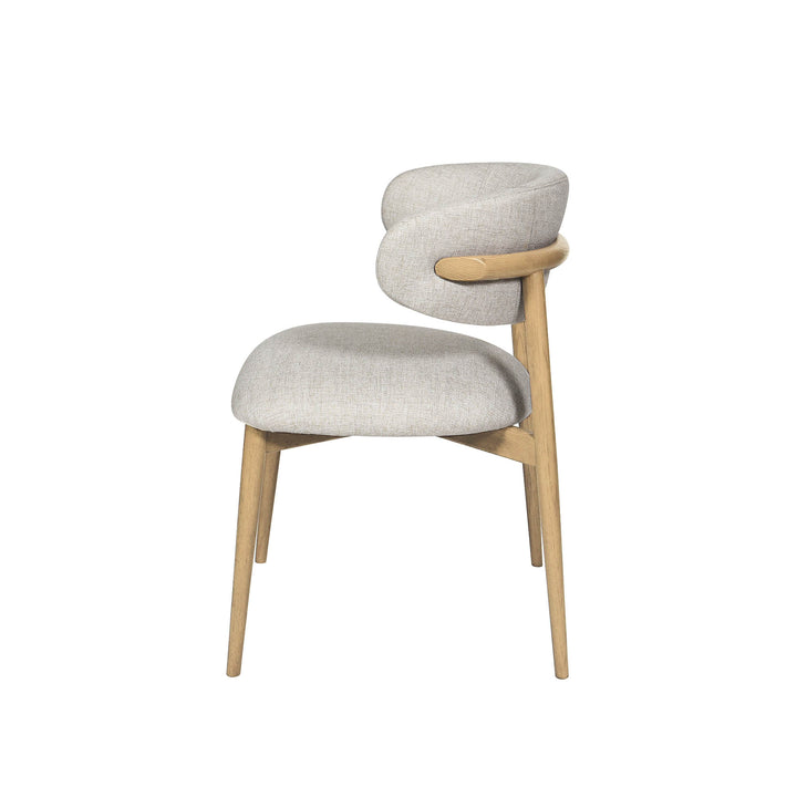 Milo Dining Chair - Vanilla Tweed