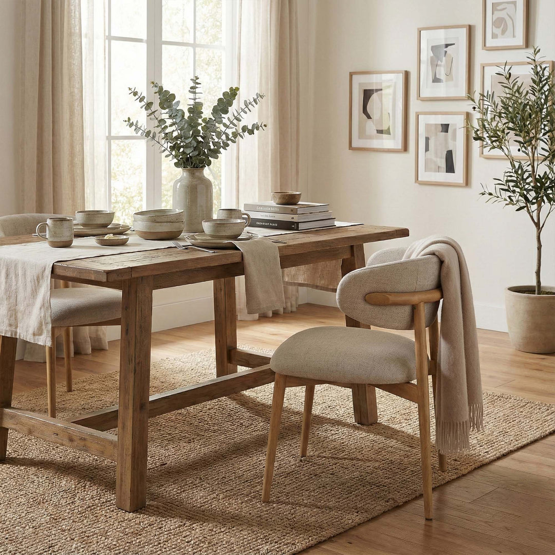 Milo Dining Chair - Vanilla Tweed (Limited Edition)