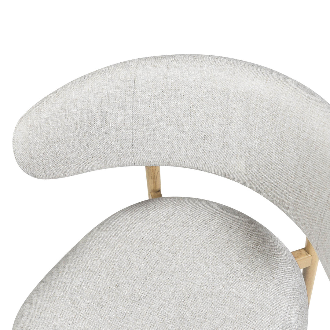 Milo Dining Chair - Vanilla Tweed