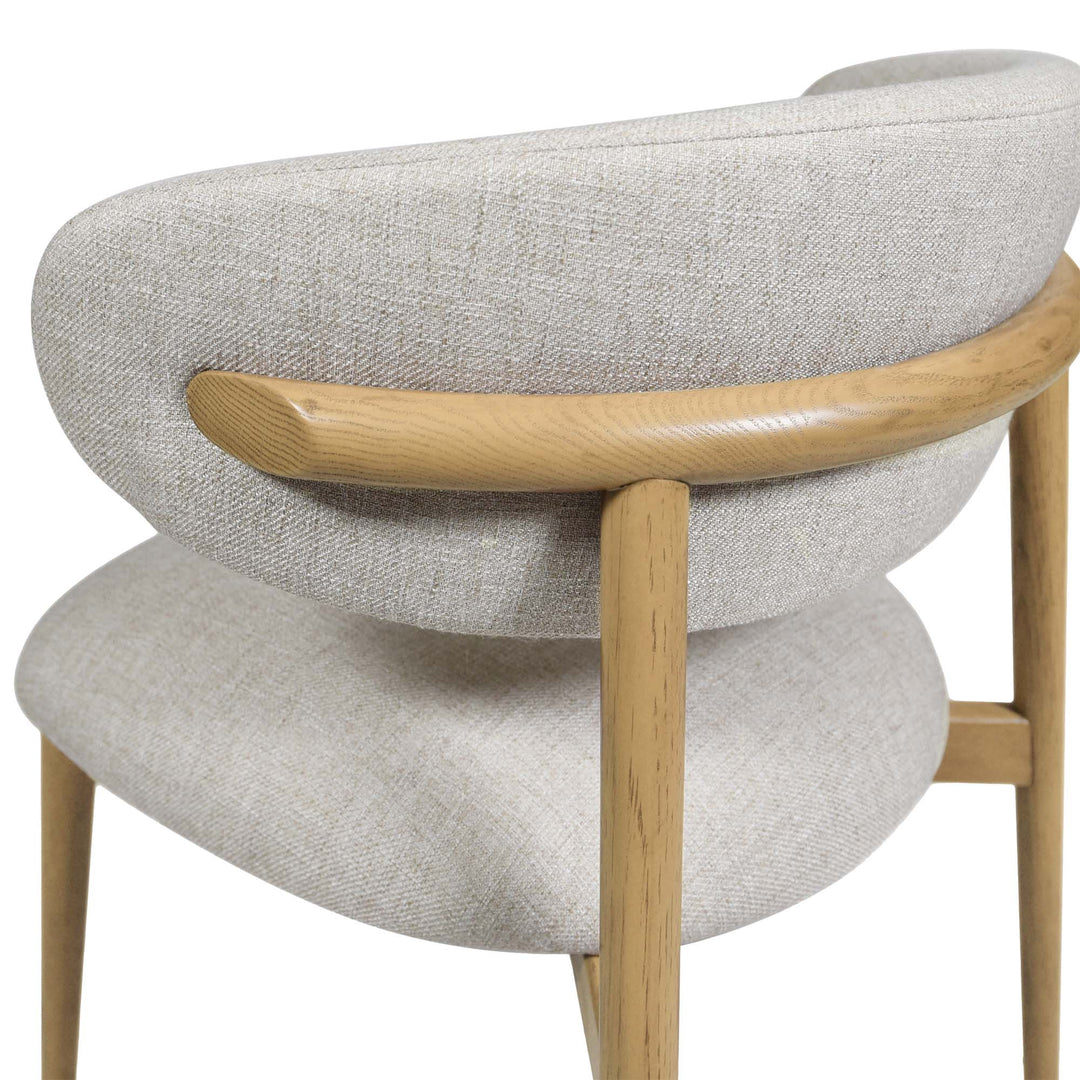 Milo Dining Chair - Vanilla Tweed