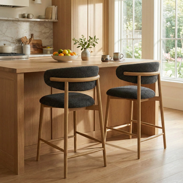 Milo Counter Stool - Cloud Storm