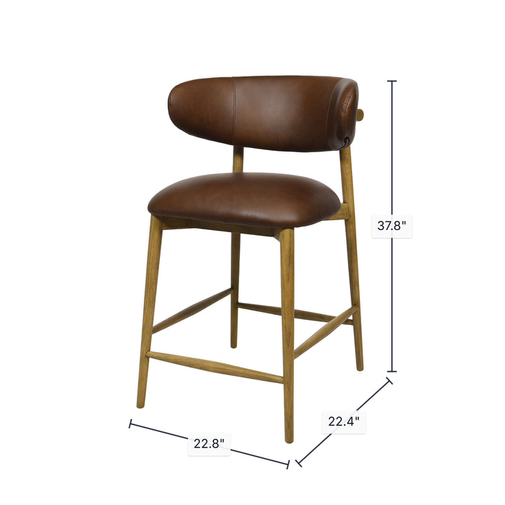 Milo Counter Stool - Mocha