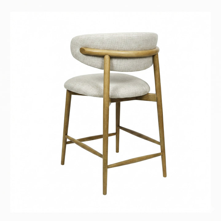 Milo Counter Stool - Vanilla Tweed
