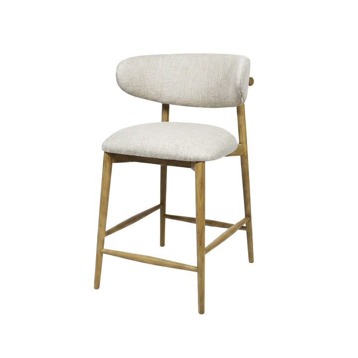 Milo Counter Stool - Vanilla Tweed