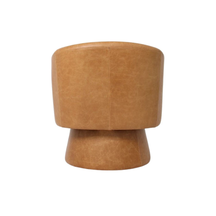 Study Swivel Club Chair - Nubuck