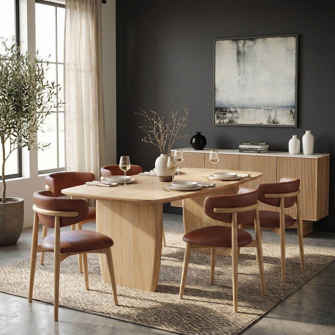 Tonic Dining Table - Biscotti Oak