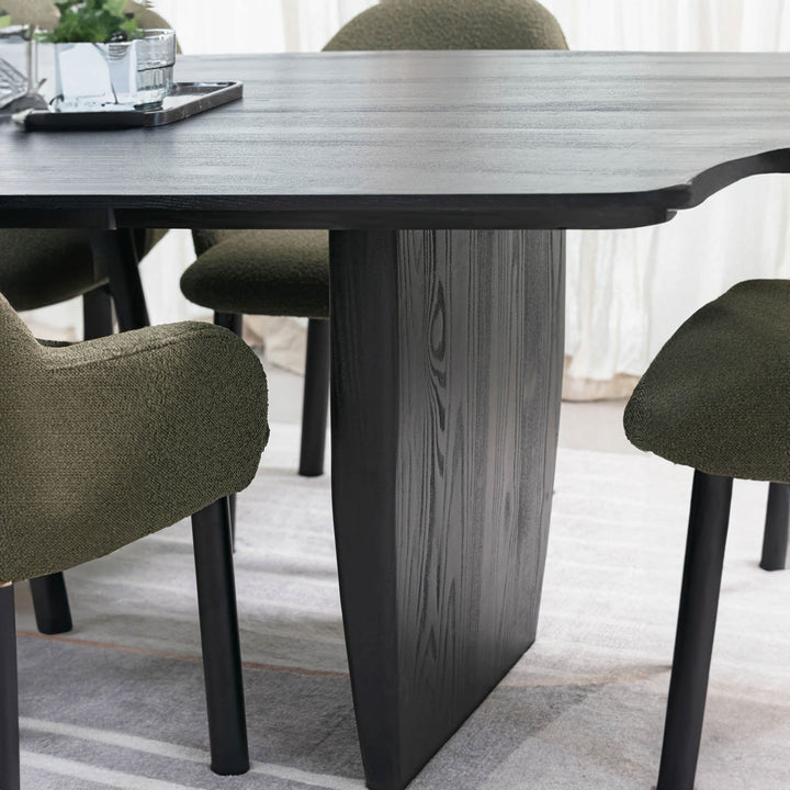 Tonic Dining Table - Black Oak