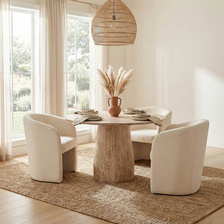 Truffle Round Dining Table