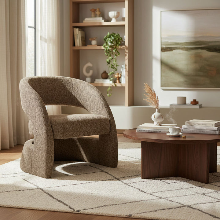 Virgo Club Chair - Chocolate
