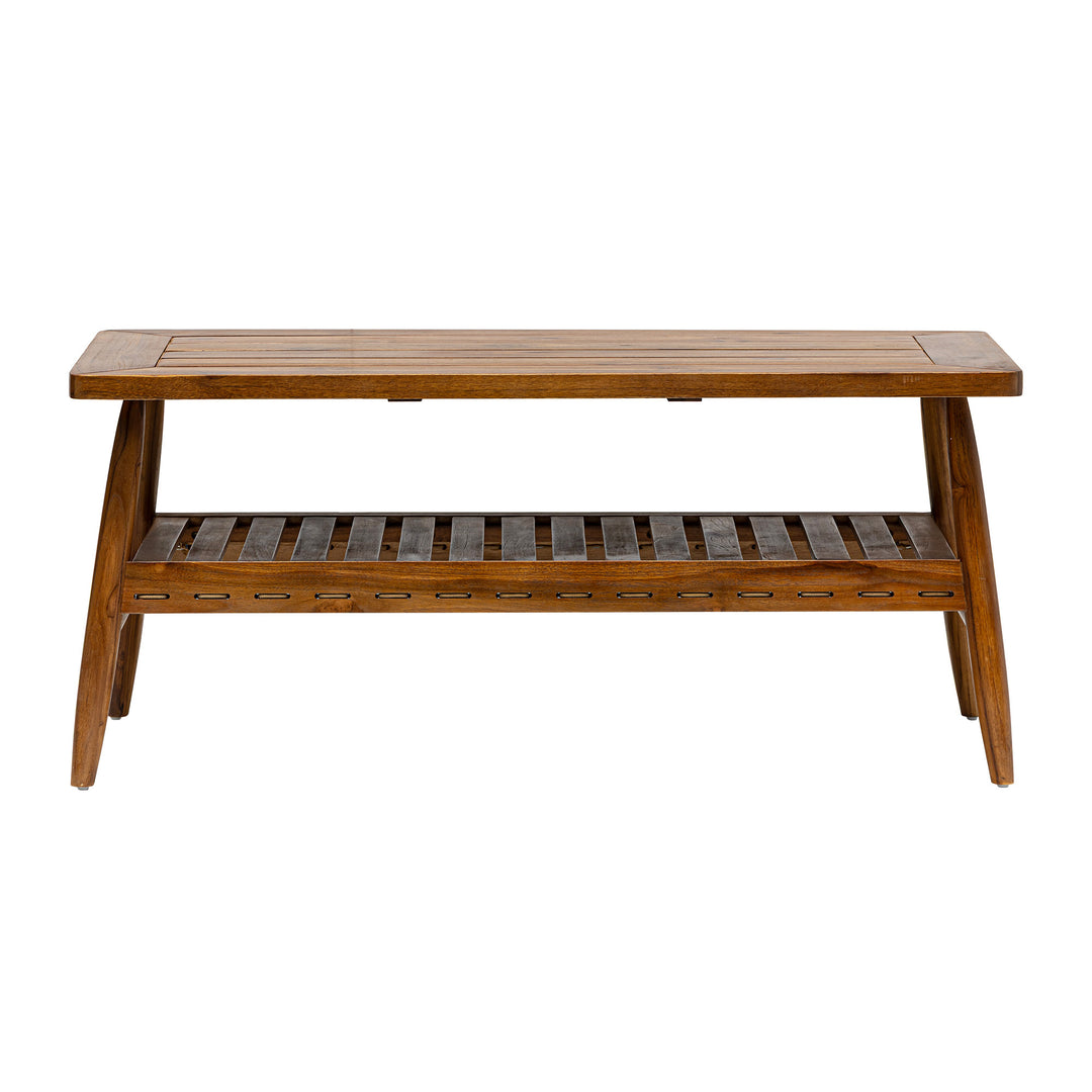 Vineyard Outdoor - Rectangular Coffee Table with Wood Top