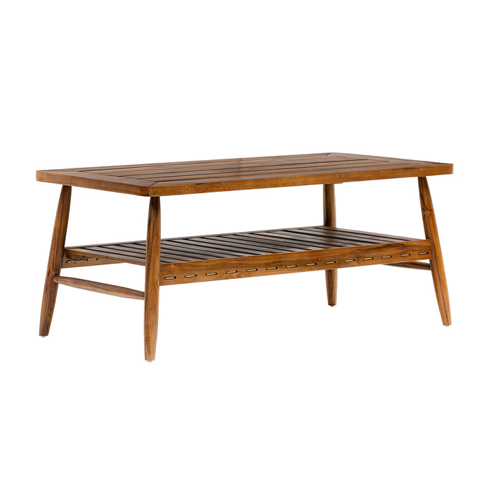 Vineyard Outdoor - Rectangular Coffee Table with Wood Top