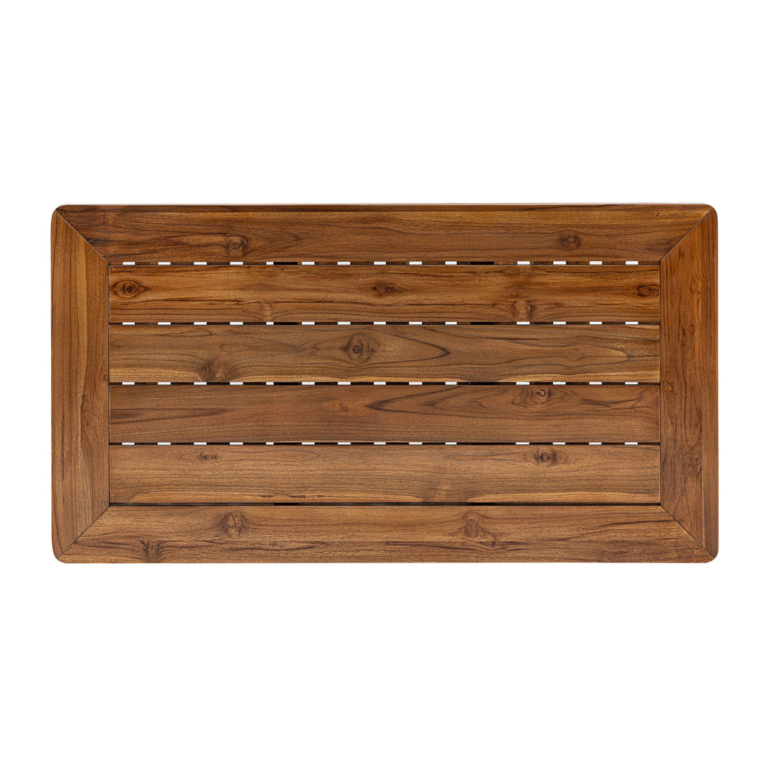 Vineyard Outdoor - Rectangular Coffee Table with Wood Top