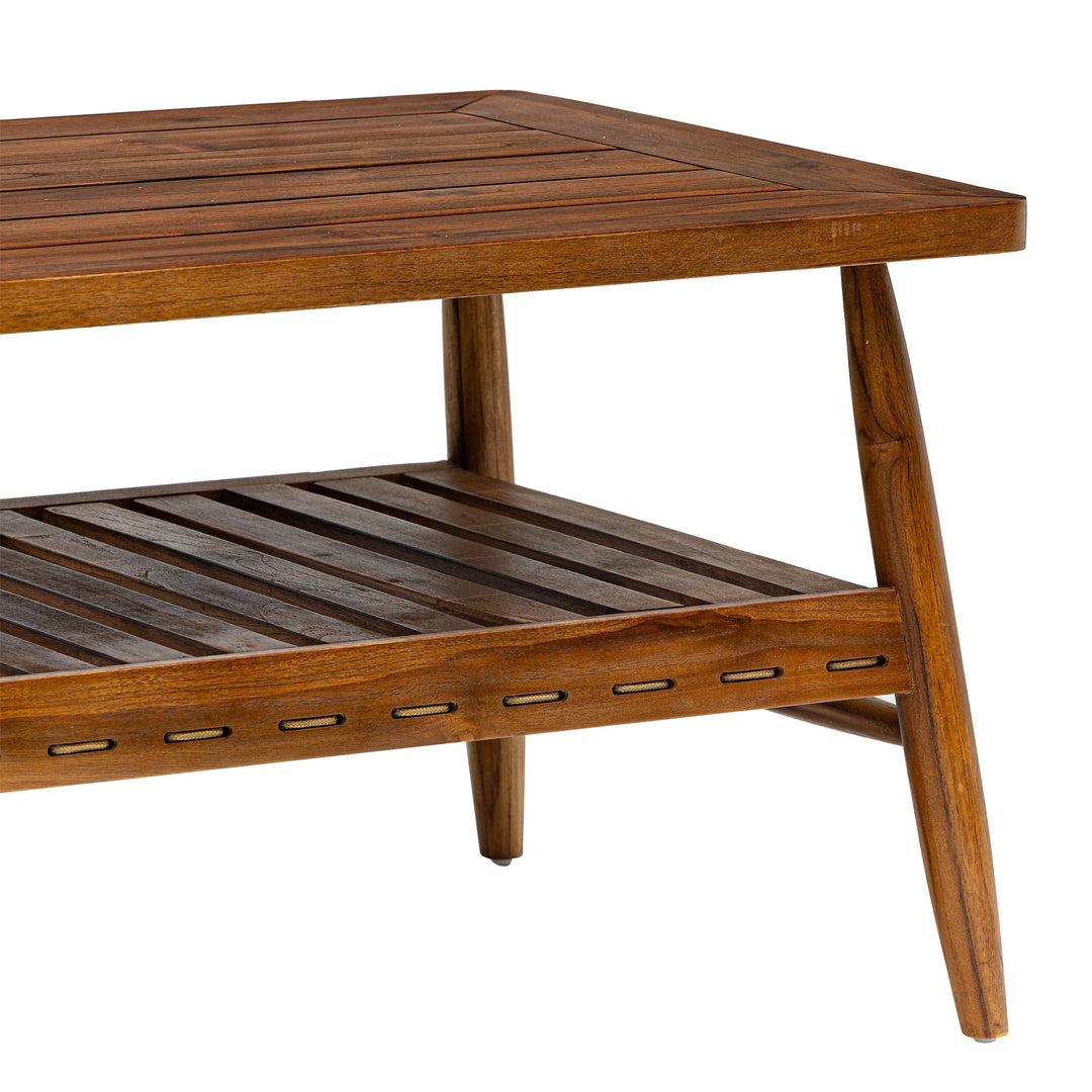 Vineyard Outdoor - Rectangular Coffee Table with Wood Top