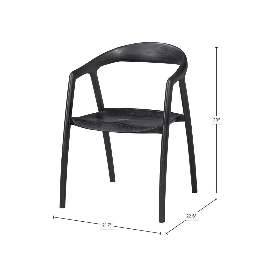 Vogue Dining Chair - Ebony Ash